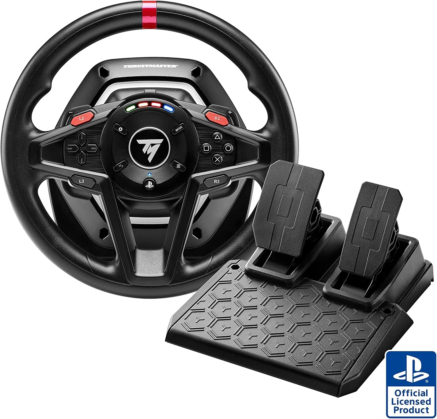 Thrustmaster T128 Force Feedback Racing Wheel and Magnetic Pedals for PS5 / PS4 / PC image number 3