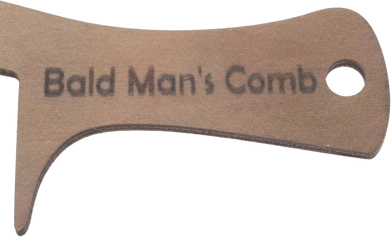 Mikinona No Bristle Hair Brush Handmade Wood Comb for Men Bald Hair Comb Wide Tooth Styling Tool Fun and Thoughtful Present