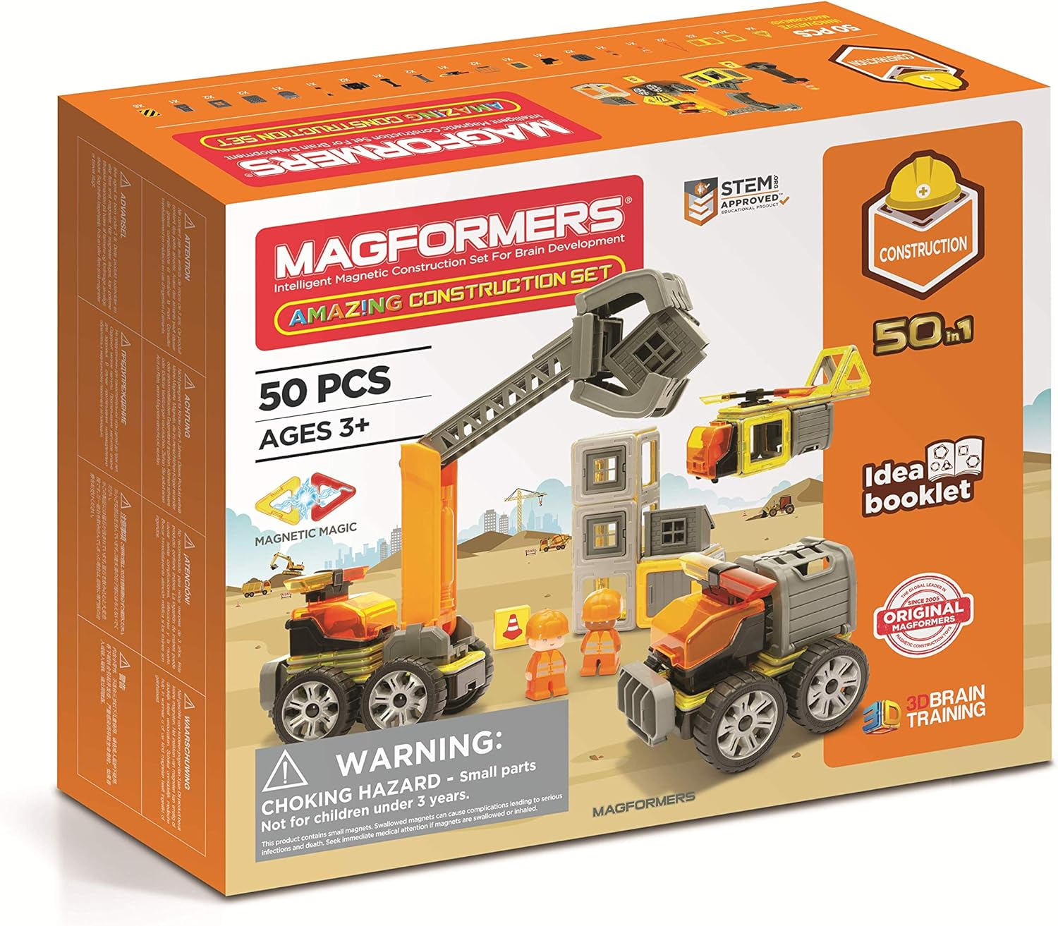 MAGFORMERS Gmbh 278-57 Magformers Amazing Construction Set 50T, Multi-Coloured image number 2