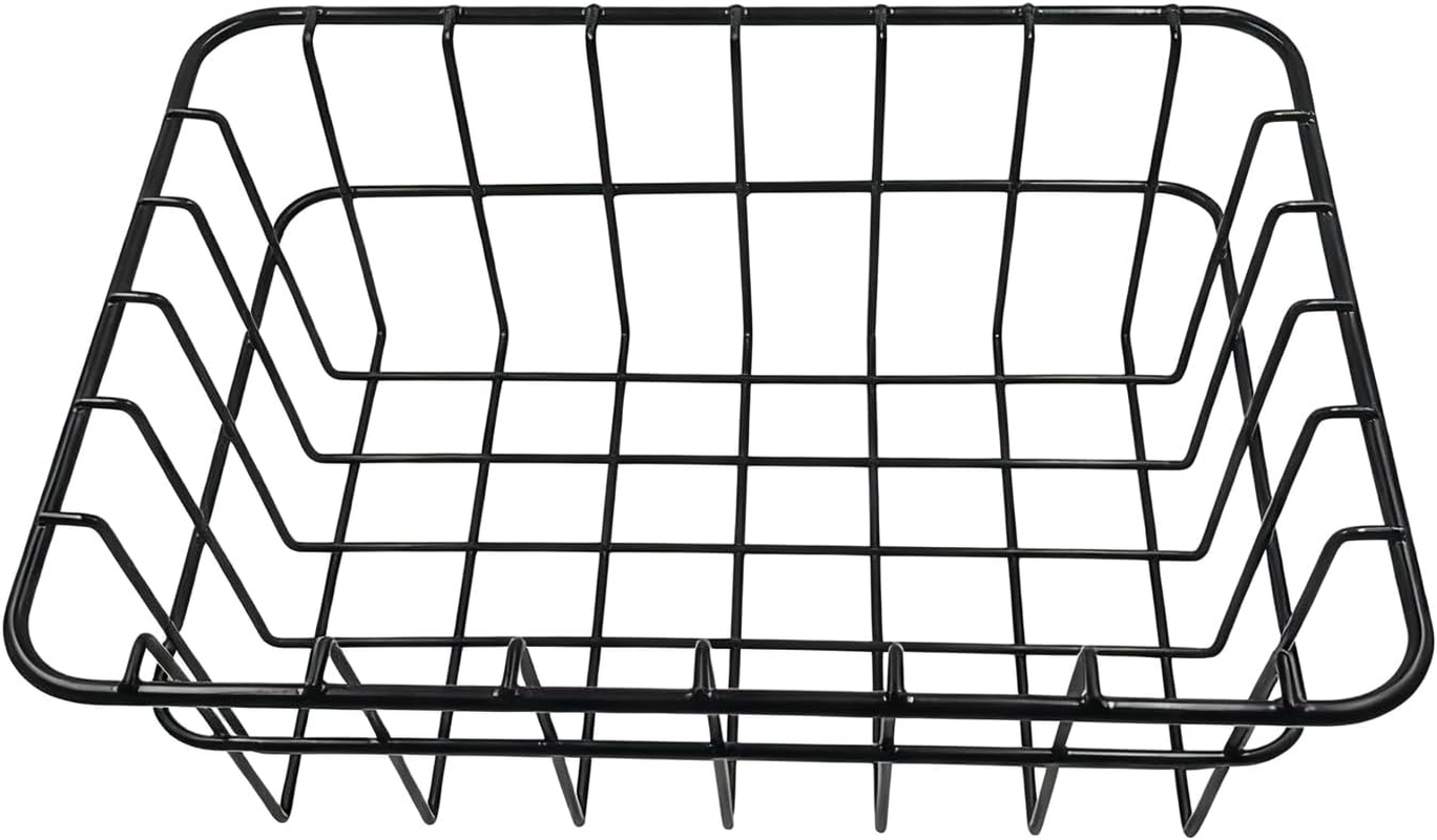 Freezer Baskets | Vertical Metal Container | Storage Baskets for Kitchen Pantry and Refrigerator | Vegetable Fruits Drinks Food Beer Picnic Outdoor Camping BBQ Kitchen image number 4