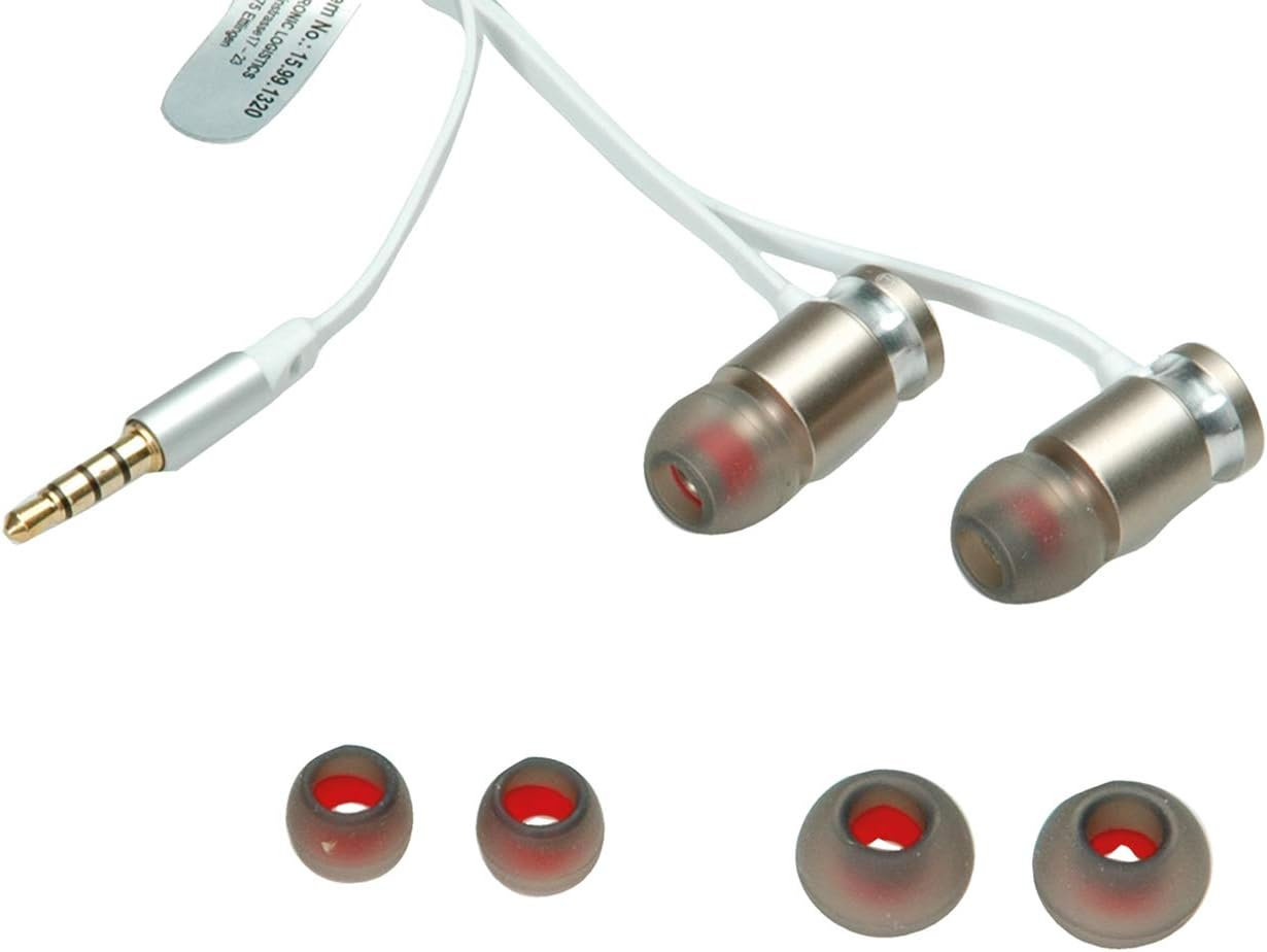 Value 15991320 Headphones, Dual Driver White image number 1