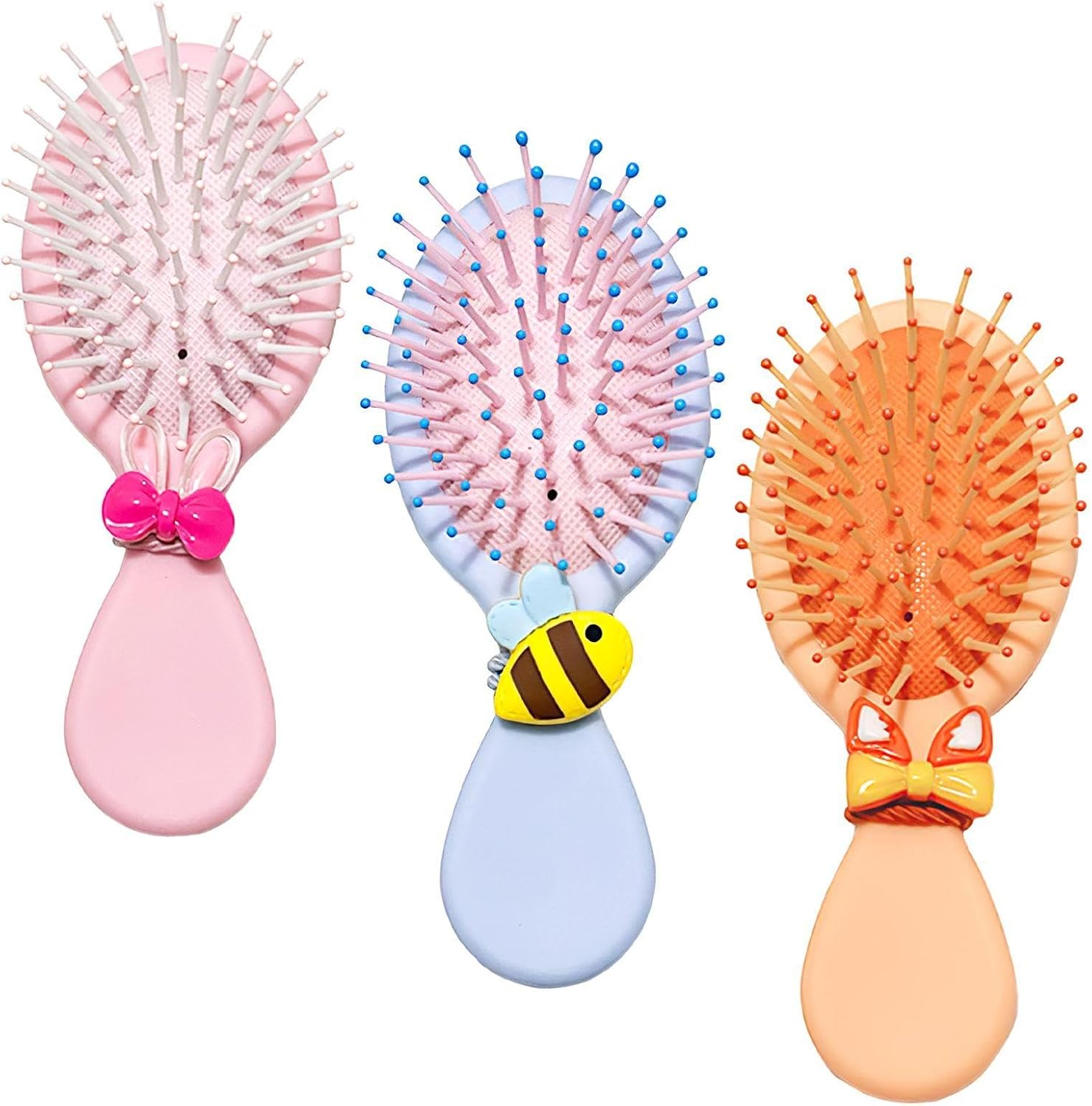 3 Pieces Hair Ropes Air Cushion Comb, Mini Air Cushion Comb, Cute Comb, Massage Comb, Portable Comb image number 1
