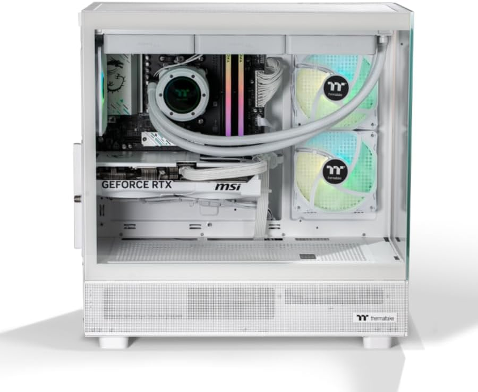 Thermaltake Gaming System Horizon PRO V2 Snow - AMD 7600/ RTX 5070/ B650 Wifi/ 32GB Ram/View 270 ARGB Snow, CA-4Q2-00D6WA-A3 image number 4