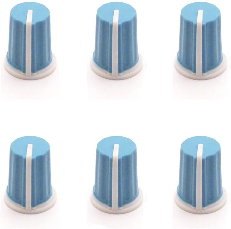 HUMARH 6-Pack EQ Rotary Knob for Pioneer DJM-700 750 800 850 900 2000 900NXS2 900SRT 900Nexus 2000Nexus Etc, Pioneer Digital Controller XDJ-RX DDJ-RZ DDJ-SZ DDJ-SZ2 Etc, DAA1176 DAA1305. (White)