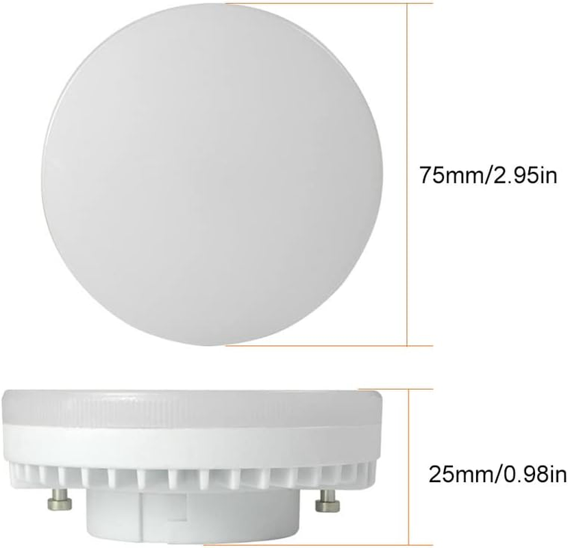 Mingzhe 7W GX53 Leds Light Bulbs Spot-Light Leds Puck Light under Cabinet Light Replacement of Traditional Halogen image number 6