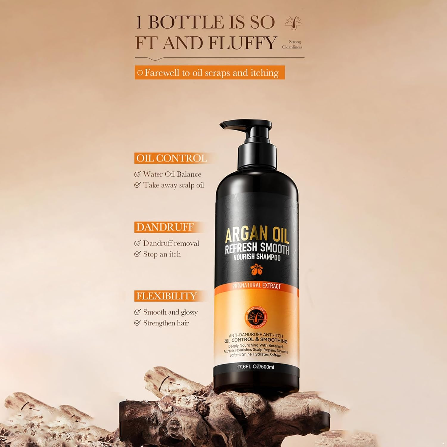 Tiaobug 500Ml Glycerin Shampoo Conditioner Duo and 500G Hair Mask Deep Moisture Repair All Hair Textures Shampoo One Size image number 1