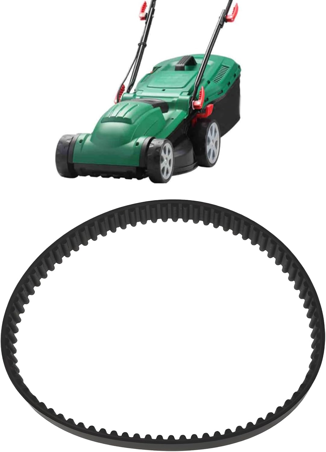 2X Lawnmower Drive Belt 79T Compatible with Qualcast Compatible with Concorde Compatible with Bosch Mowers Rakers image number 2