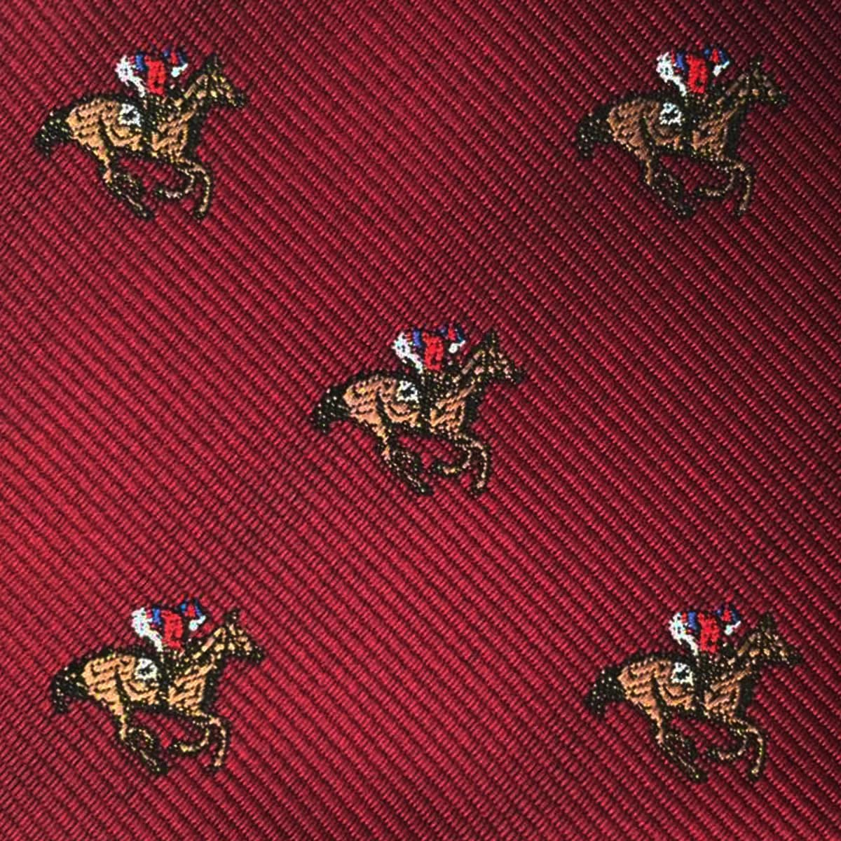 The Royal Ascot Racehorse Necktie Burgundy the Royal Ascot Racehorse Necktie image number 3