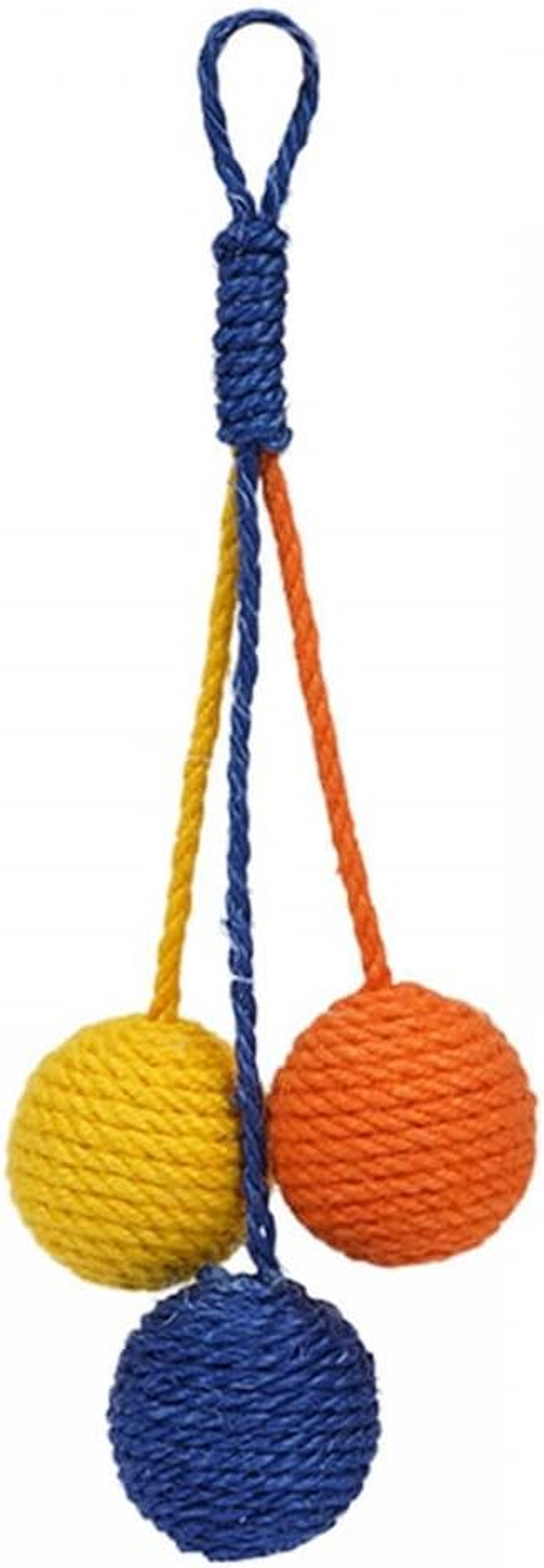 Mioyoow Cat Sisal Ball, Interactive Kitten Ball Toy, Environmentally Friendly Cat Sisal Ball for Pets, Cats Playing image number 6