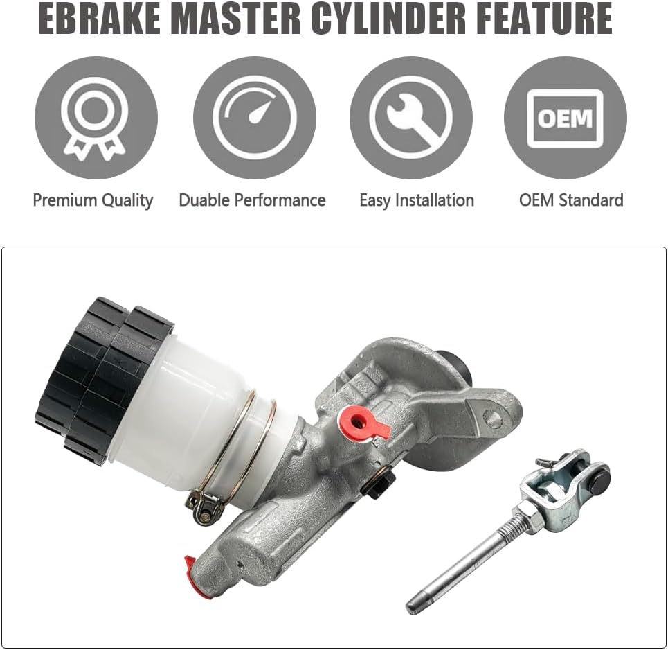 Brake Master Cylinder 43015-1683 Compatible with Kawasaki Mule 2500 2510 2520 3000 3010 4010 4000 500 520 550 600 610 1000 2010 2020 2030 Teryx Teryx4 Replace 43015-1682 43015-1551 image number 1