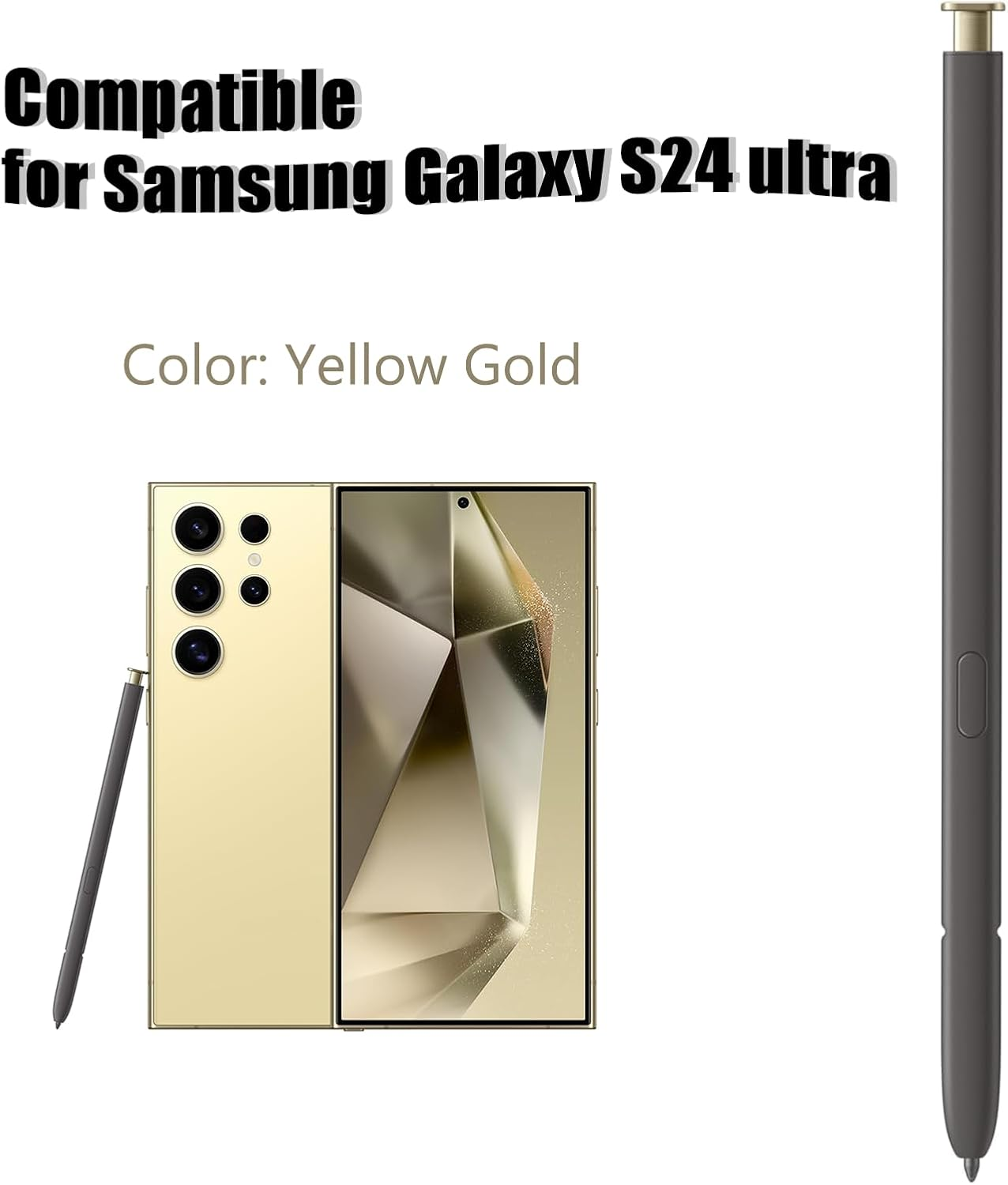 Galaxy S24 Ultra S Pen Replacement for Samsung Galaxy S24 Ultra Stylus Pen S Pen S24 Ultra Touch Pen Nobluetooth(Yellow Gold) - Light Gray image number 6