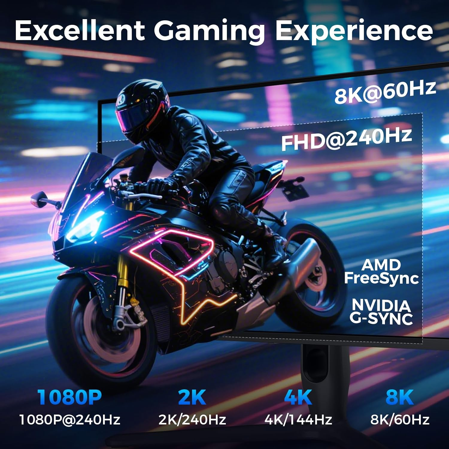 Zazalon Displayport Cable 1.4-8K@60Hz, 4K@144Hz, 2K@240Hz, 32.4Gbps High-Speed,Hdr, HDCP, G-Sync, Freesync - Nylon Braided DP to DP Cord for Gaming Monitor,Pc,Tv,Laptop - 2M, Blue image number 3