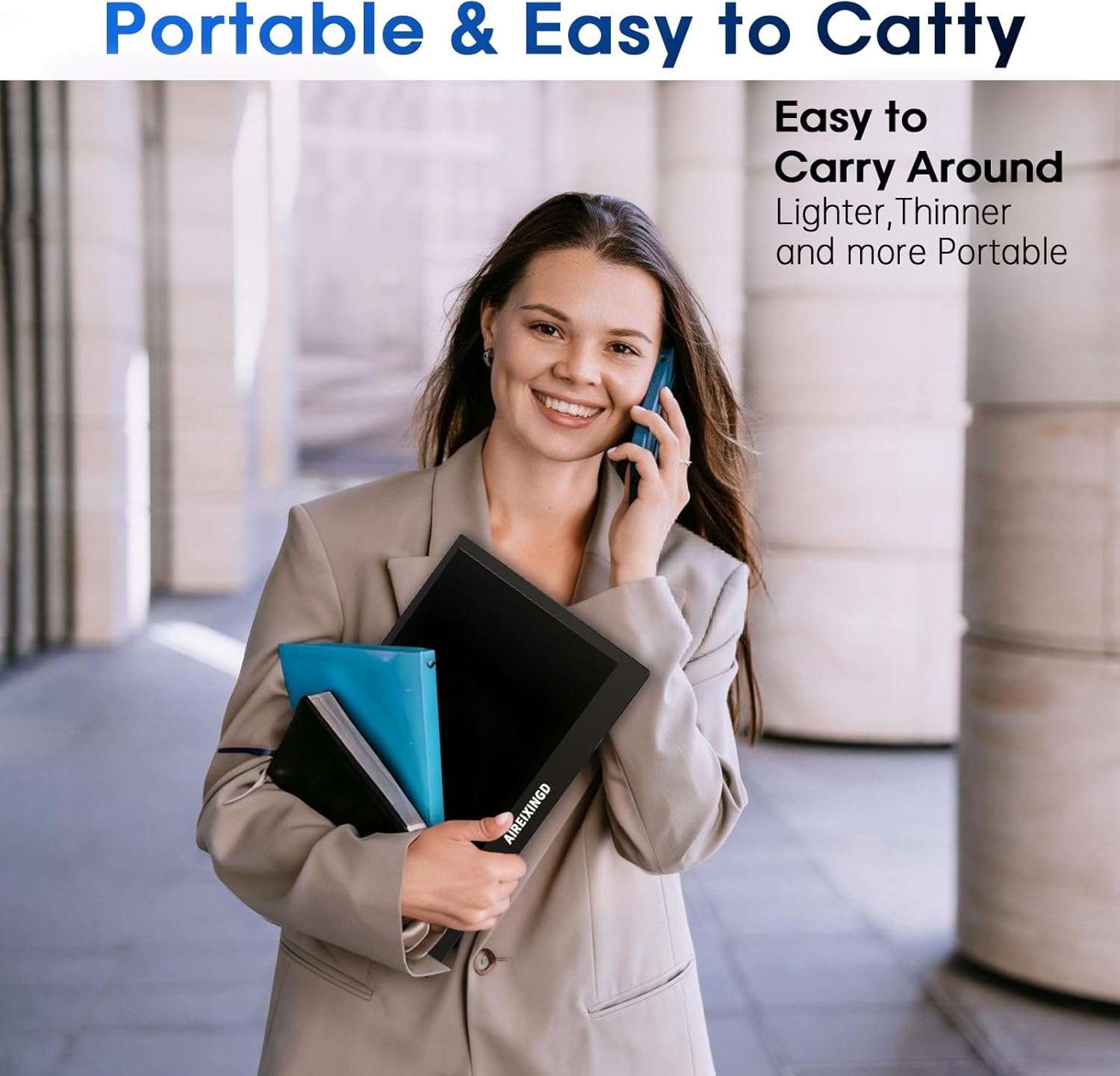 Portable Monitor 11.6-Inch, 1366X768 HD TN Small HDMI Display, Low Power External Screen, Second Monitor for Laptop PC Mac Xbox image number 6