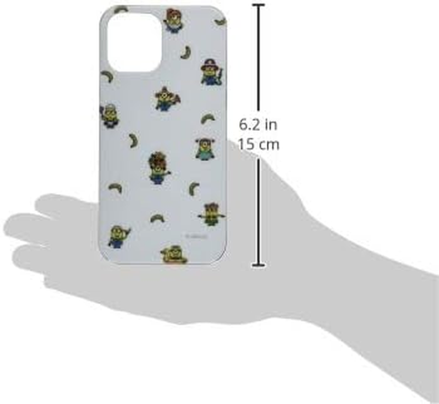 Gourmandise Despicable Me Minions Series Soft Case Costume Compatible with Iphone 12/12 Pro (6.1 Inch), White image number 1