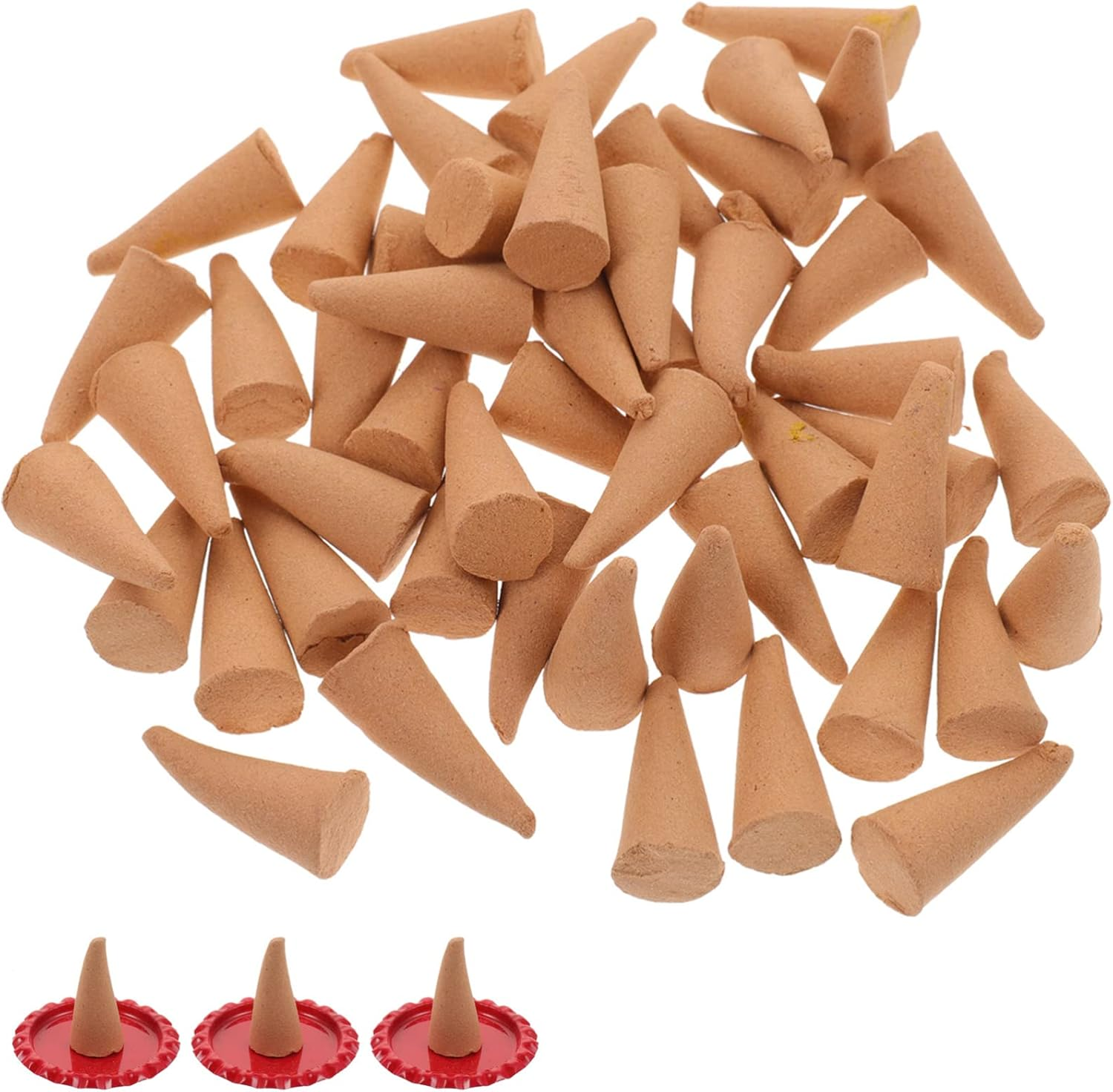DOITOOL 3 Boxes Pagoda Incense Aroma Incense Cones Fragrance Backflow Incense Fragrance Incense Cones Home Scented Cones for Burning Plant Essence Fall