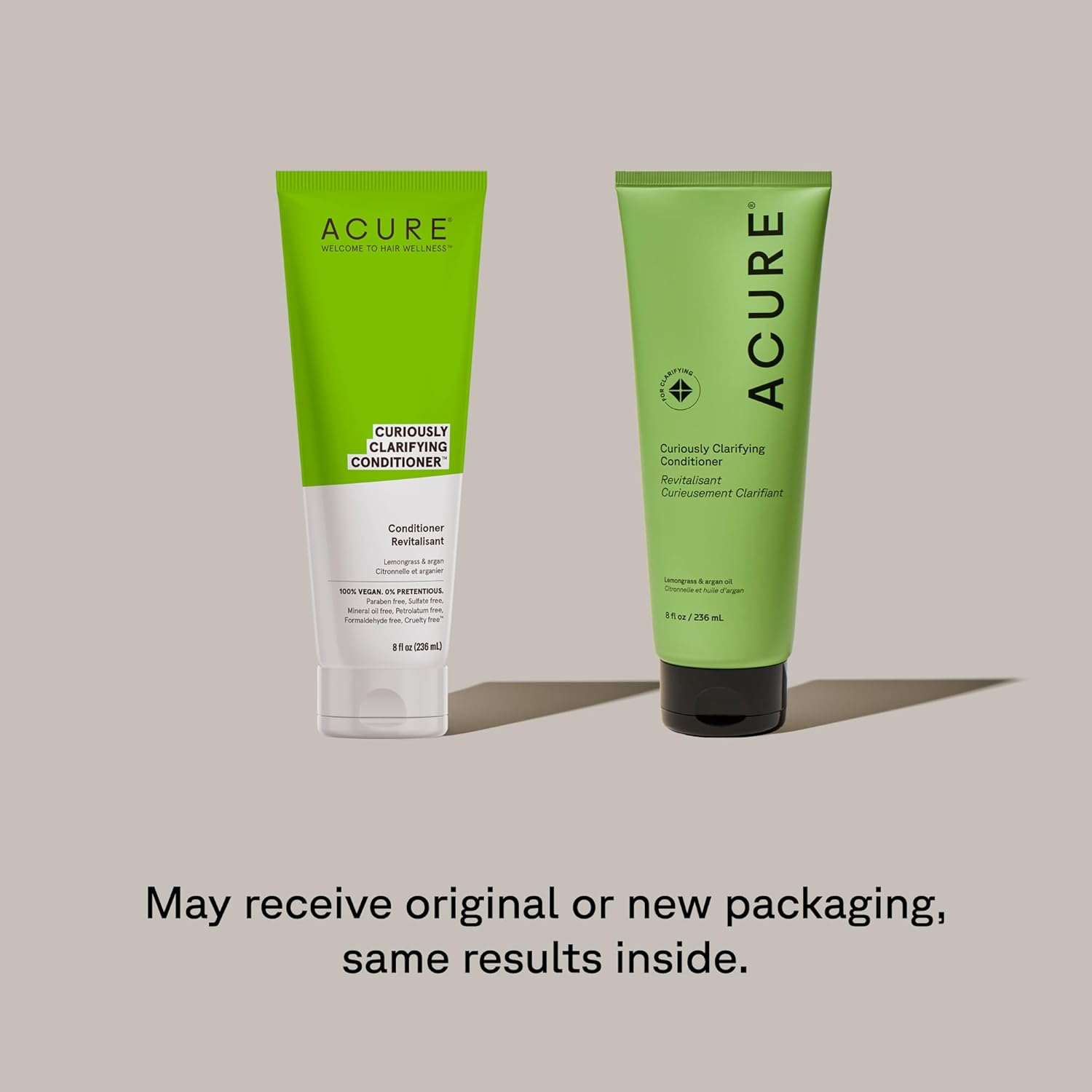 Acure Curiously Clarifying Conditioner - Hair Conditioner for Women & Men with Oily Hair & Residue, Lightweight Hair Care for Curly, Straight, Thick & Thin Locks, Sulfate Free, Vegan - 236Ml image number 3