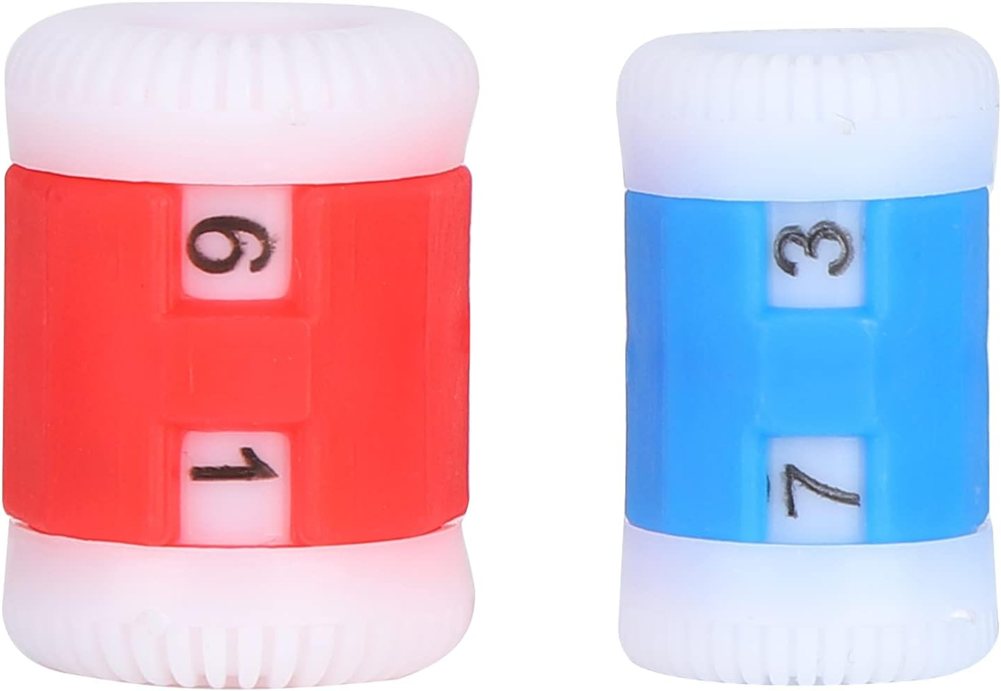 Plastic Knit Counter Knitting Crochet Stitch Marker Row Ring Sewing Tool Accessories Color for Household and Counting (1 Big 1 Small) image number 2