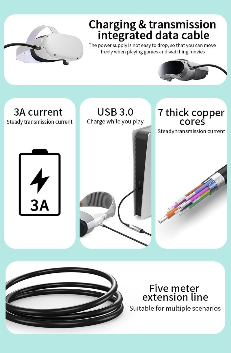 Premiumcord Active USB-C Extension Cable with Repeater 15 M, USB-C Female to Male, USB 3.2 Gen 1 Super Speed 5 Gbit/S, 2X Shielded, AWG20/28, Aluminium Housing, Colour Black, Length 15 M image number 5