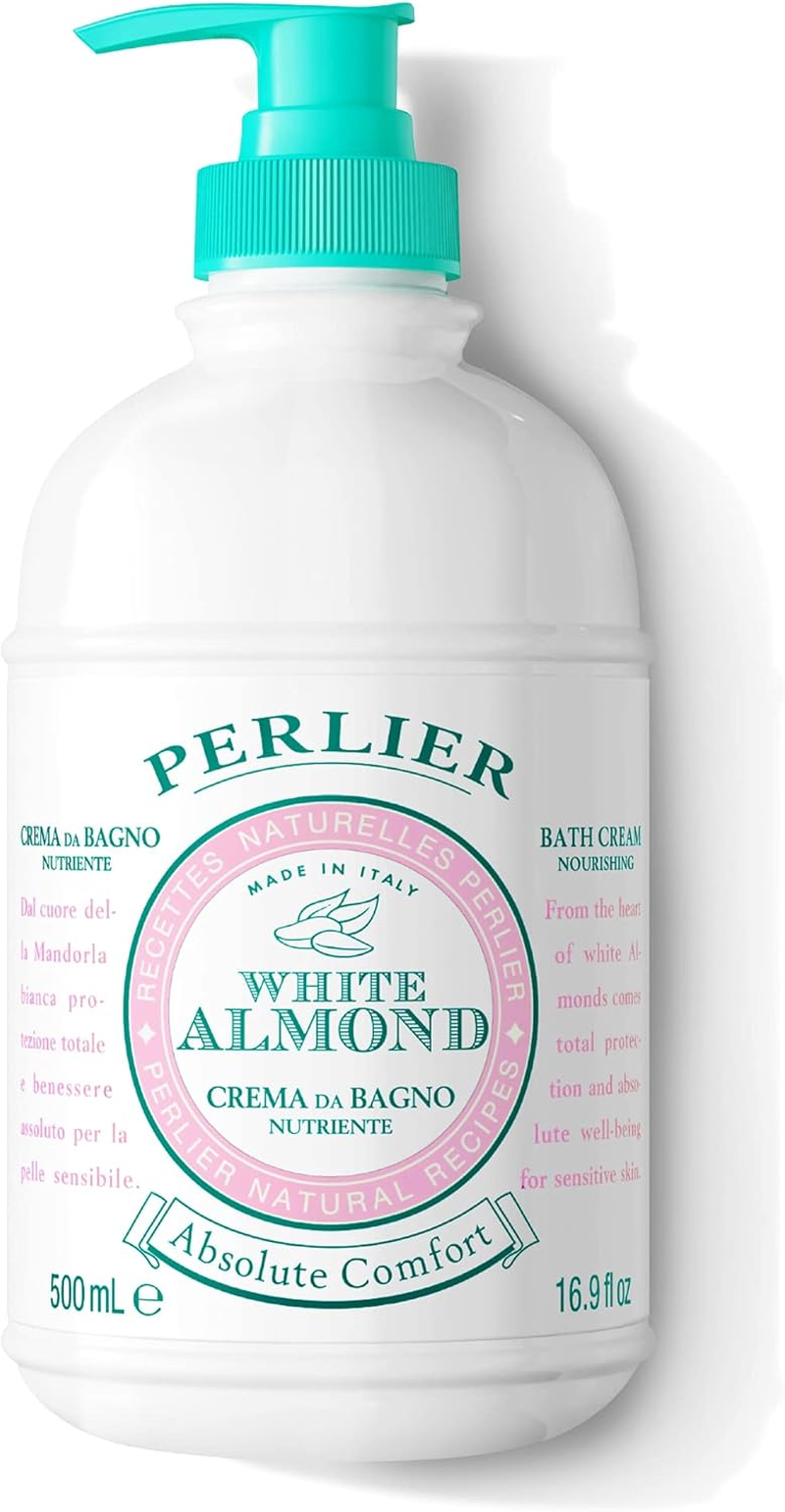 Perlier White Almond Nurturing Bath Cream, 16.9 Fl. Oz. image number 2
