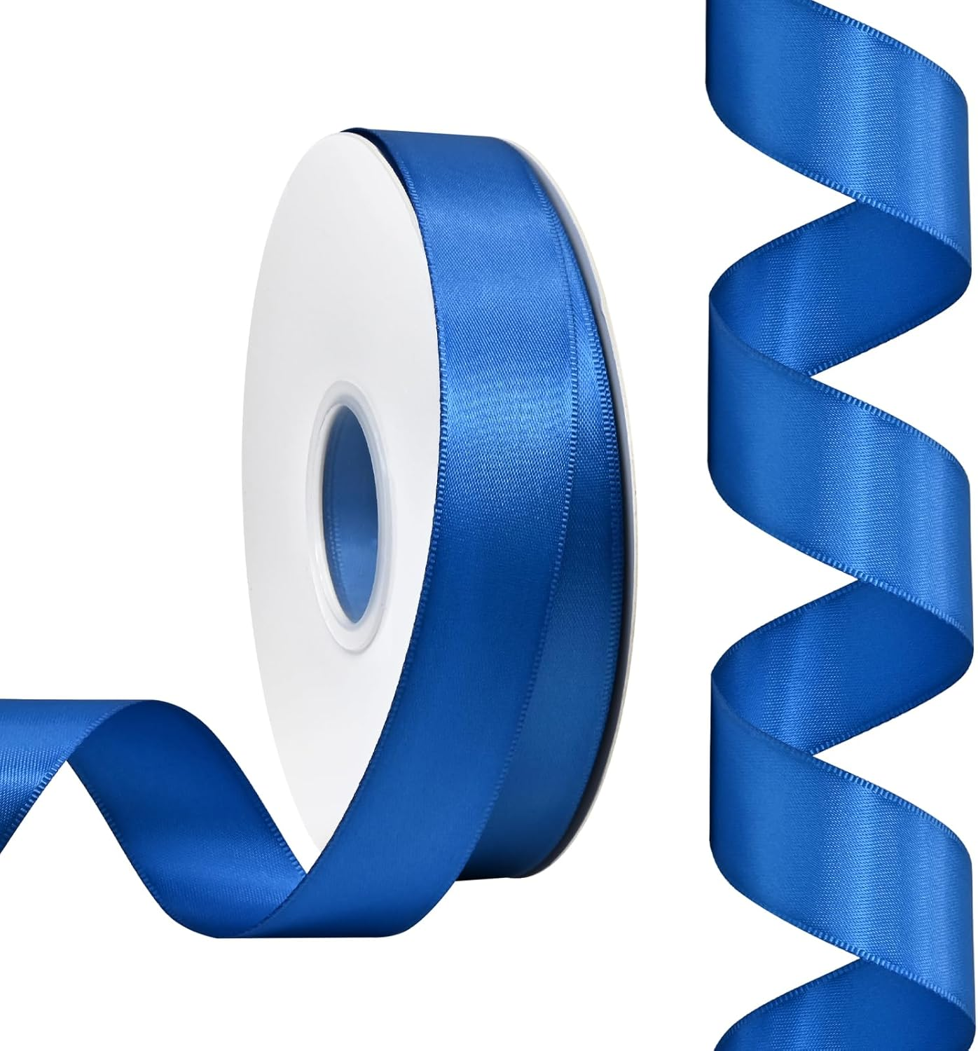 Black Satin Ribbon 7/8 Inch 50 Yards Double Faced Polyester Satin Ribbons for Gift Wrapping DIY Crafts Weddings Invitations Flower Bouquet Bow Making Home Decor Sewing