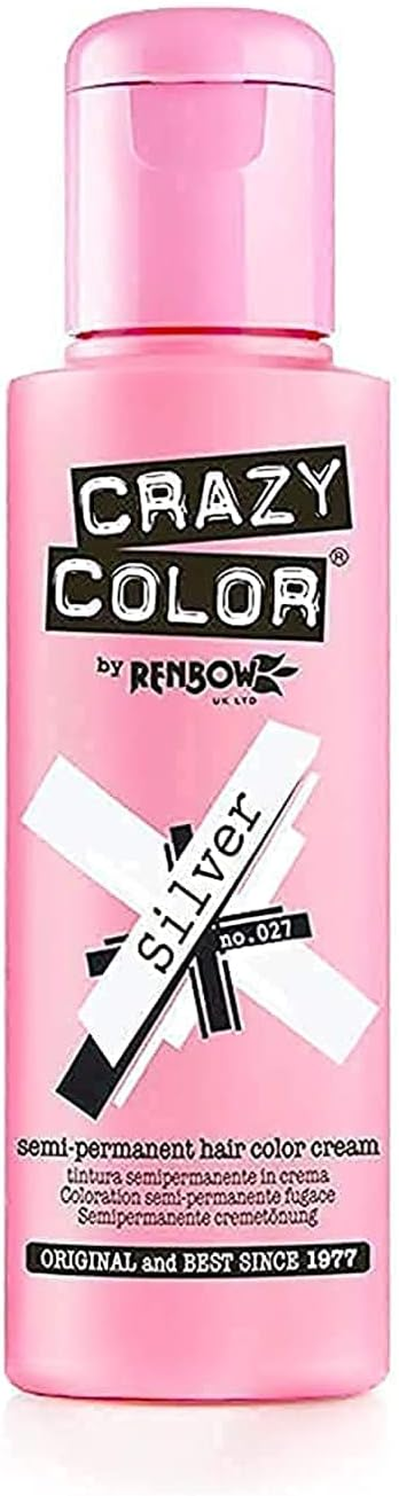 Crazy Color Semi Permanent Hair Colour, 045 Peacock Blue, 100 Ml
