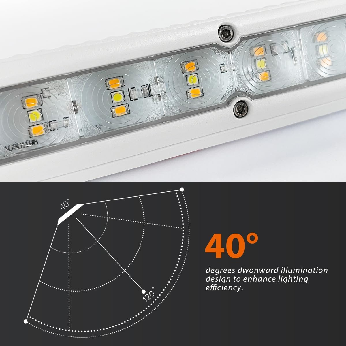Dream Lighting 12Volt LED Interior Exterior Awning Strip Lights Cool White/Amber Waterproof IP65 Camping Wall Porch Lamp for RV Caravan Motorhome Campervan Boat Marine Yacht White Shell 11W image number 5