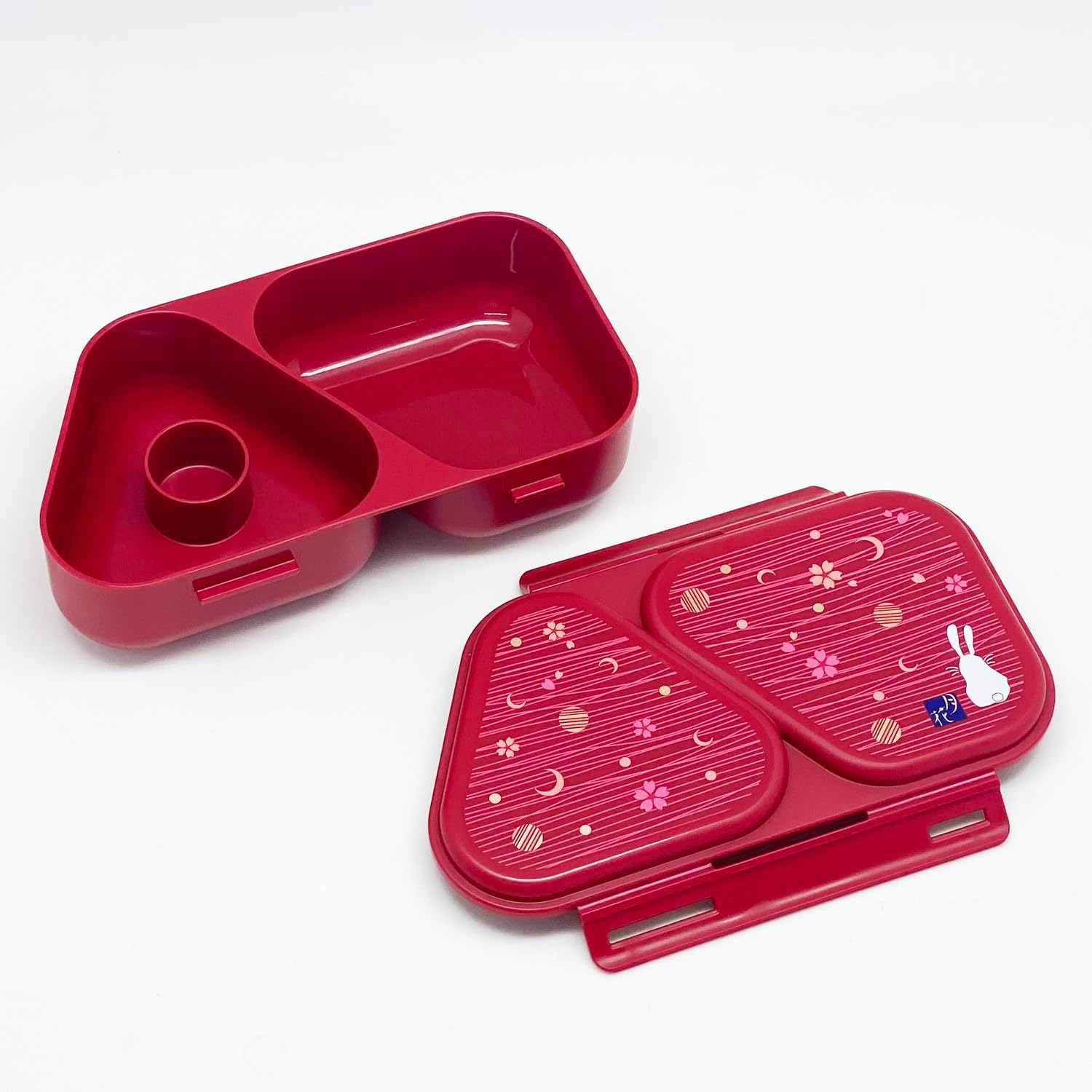 OSK LS-15 Rice Ball Case for Side Dishes, Red, 15.9 Fl Oz (450 Ml), Pressed Mold, Microwave Safe, Antibacterial, Cute, Stylish, Biomass, Eco Lunch, Lunch, Made in Japan image number 6