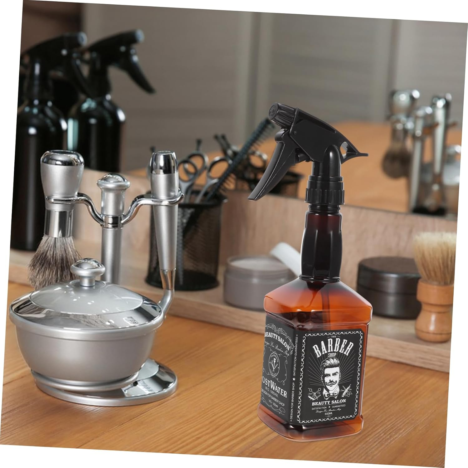 AUTSUPPL Watering Kettle Travel Container Spray Bottle for Hair Small Spray Bottle Empty Bottles Salon Supplies Barber Salon Sprayer Watering Sprayer Hair Salon Watering Tool Watering Pot image number 2