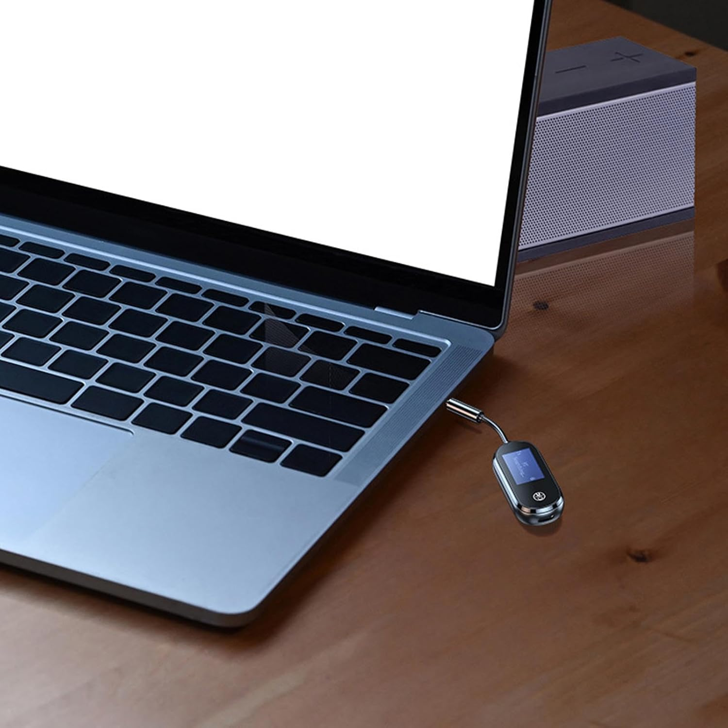 GOWENIC 5.3 Transmitter and Receiver, Hifi Sound Wireless Adapter with Aptx Low Latency and Display, with Airplane Adapter, for Home TV Laptop Travel image number 4