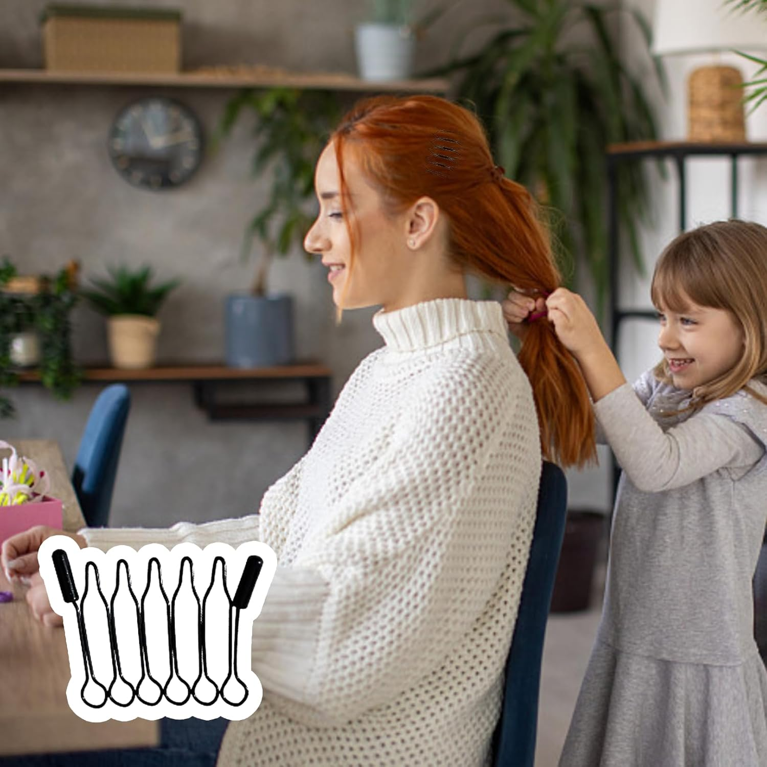 Pack of 4 Men'S Hair Bands, Zigzag Headband, Zigzag Headband, Metal Headband, for Broken Hair, Unisex, Outdoor, Sports, Fitness, Yoga image number 5