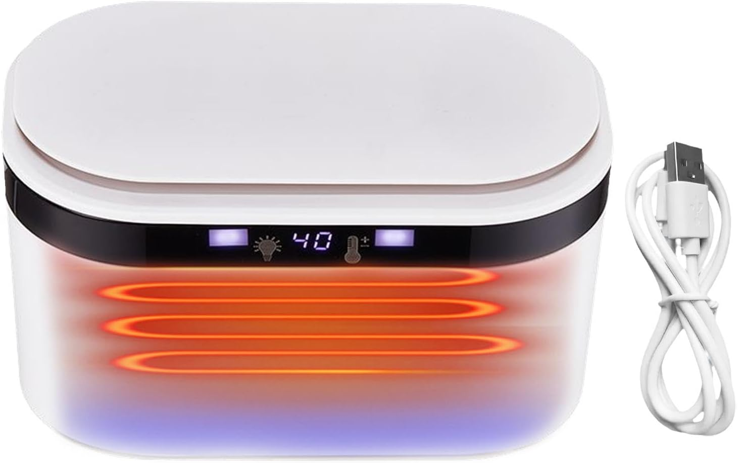 Thermostatic Wet Wipes Warmer, Thermostatic Wet Wipes Warmer for , Safe and Hygienic Wipes Dispenser Heater for Car, Travel, Picnic, C image number 1