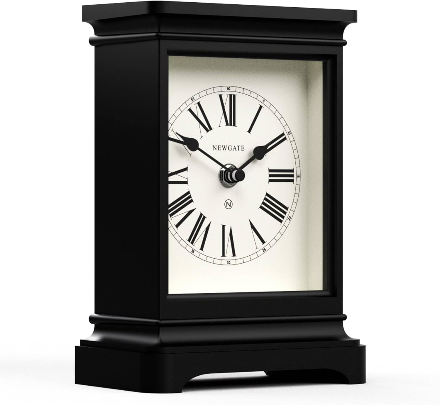 Newgate Time Lord Mantel Clock Matte Black - White image number 6