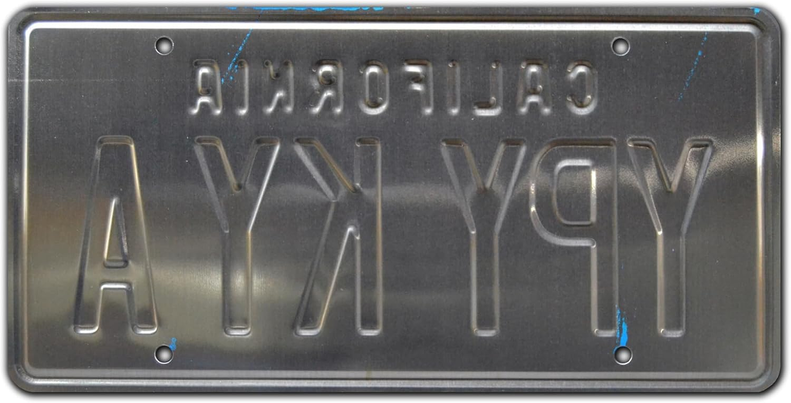 Die Hard | Yippee Ki Yay | Metal Stamped License Plate image number 1