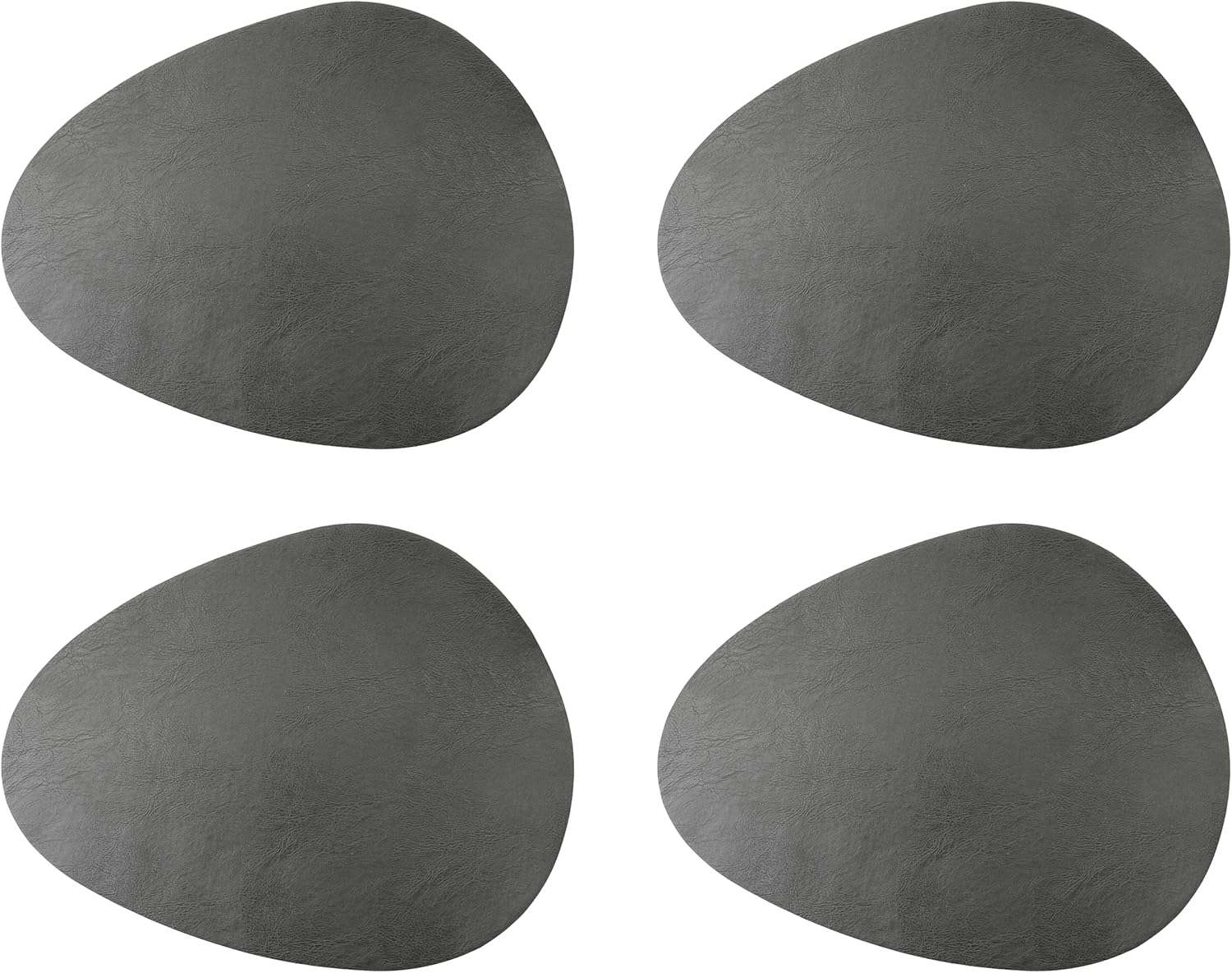 Mikasa Pebble Placemat Set, Grey, 38 X 30 Cm (4 Pieces)