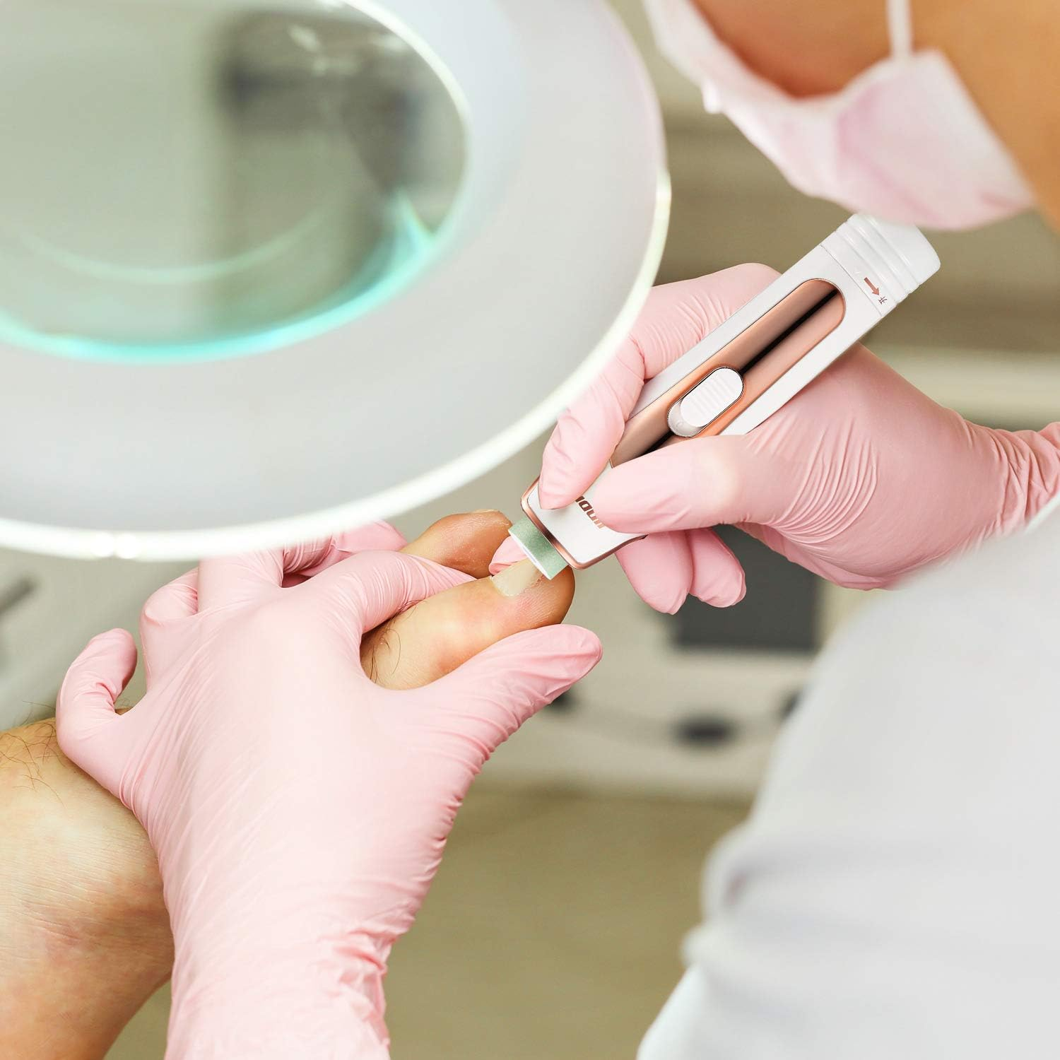 Maitys 12 Pieces Nail Buffer Refills Electric Manicure Pedicure Tool Refills Nail Buffer Replacement Rollers, Filing, Buffing and Shining