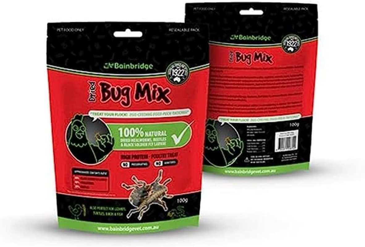 Bainbridge Dried Mealworms and Bug Mix 750 G image number 1
