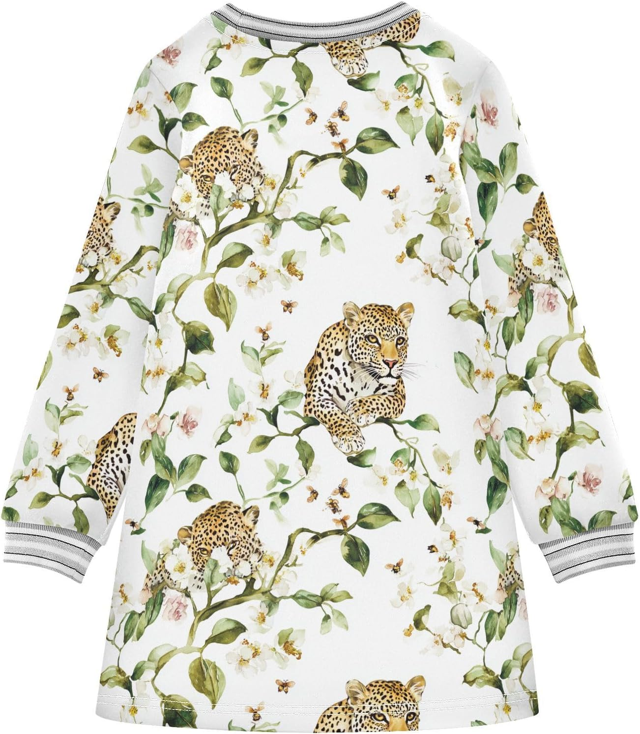 Caihoyu Toddler Girls Spring Dress Toddler Baby Casual Basic Dress, Multicolor09, 8 Years image number 4