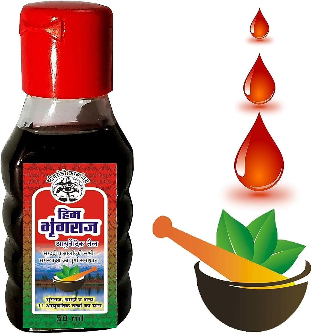 Ethnic Choice Ethnic Choice Bhimsenikaryalay Him Bhringraj Ayurvedic Oil (50Ml)