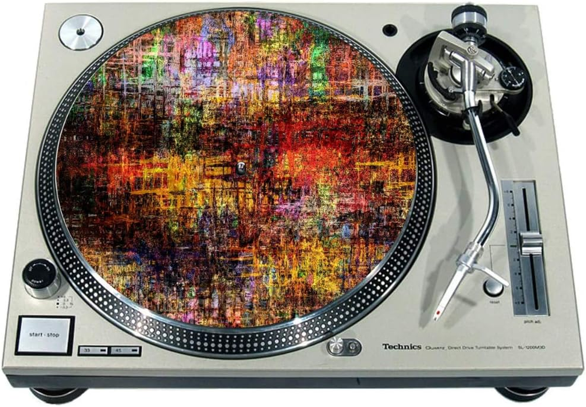 Slipmat Slip Mat Scratch Pad Felt for Any 12" LP DJ Vinyl Turntable Record Player Custom Graphical - Texture 10 image number 1