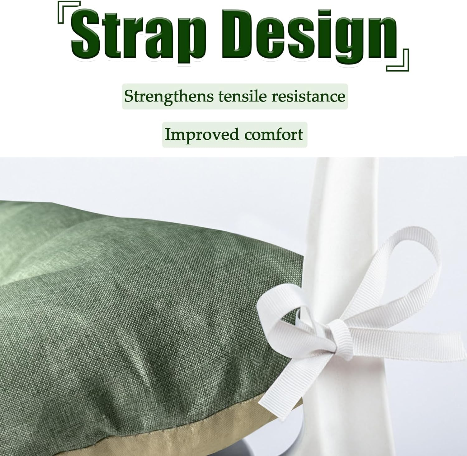 General Comfortable Seat Cushion Outdoor Indoor Cushion Square Soft Chair Cushion Home Decoration 40X40 Cm Suitable for Home, Office, Car, Patio Furniture, Mint Green, Square Design