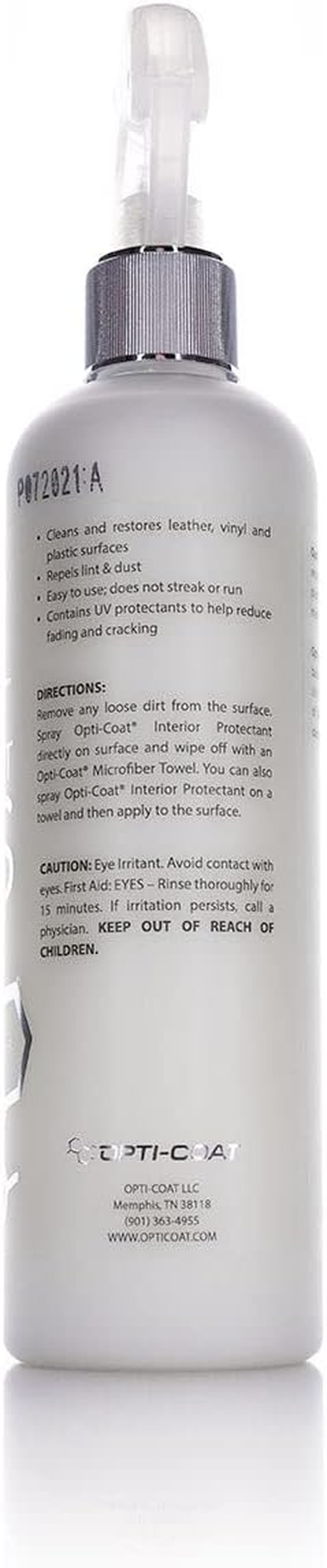 OPTI-COAT &ndash; Protectant plus &ndash; Clean, Restore, & Protect Leather, Vinyl, & Plastic Surfaces; Natural Matte Finish; Contains a Balance of Cleaners, Penetrating Oils, & UV Inhibitors (16 Fl. Oz.) image number 1