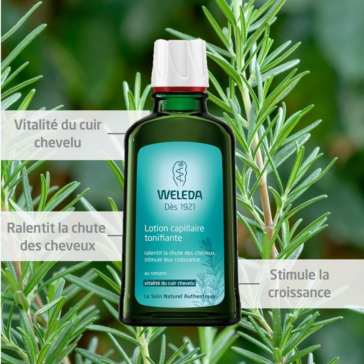 Weleda Rosemary Revitalising Hair Tonic, 100 Milliliter image number 2