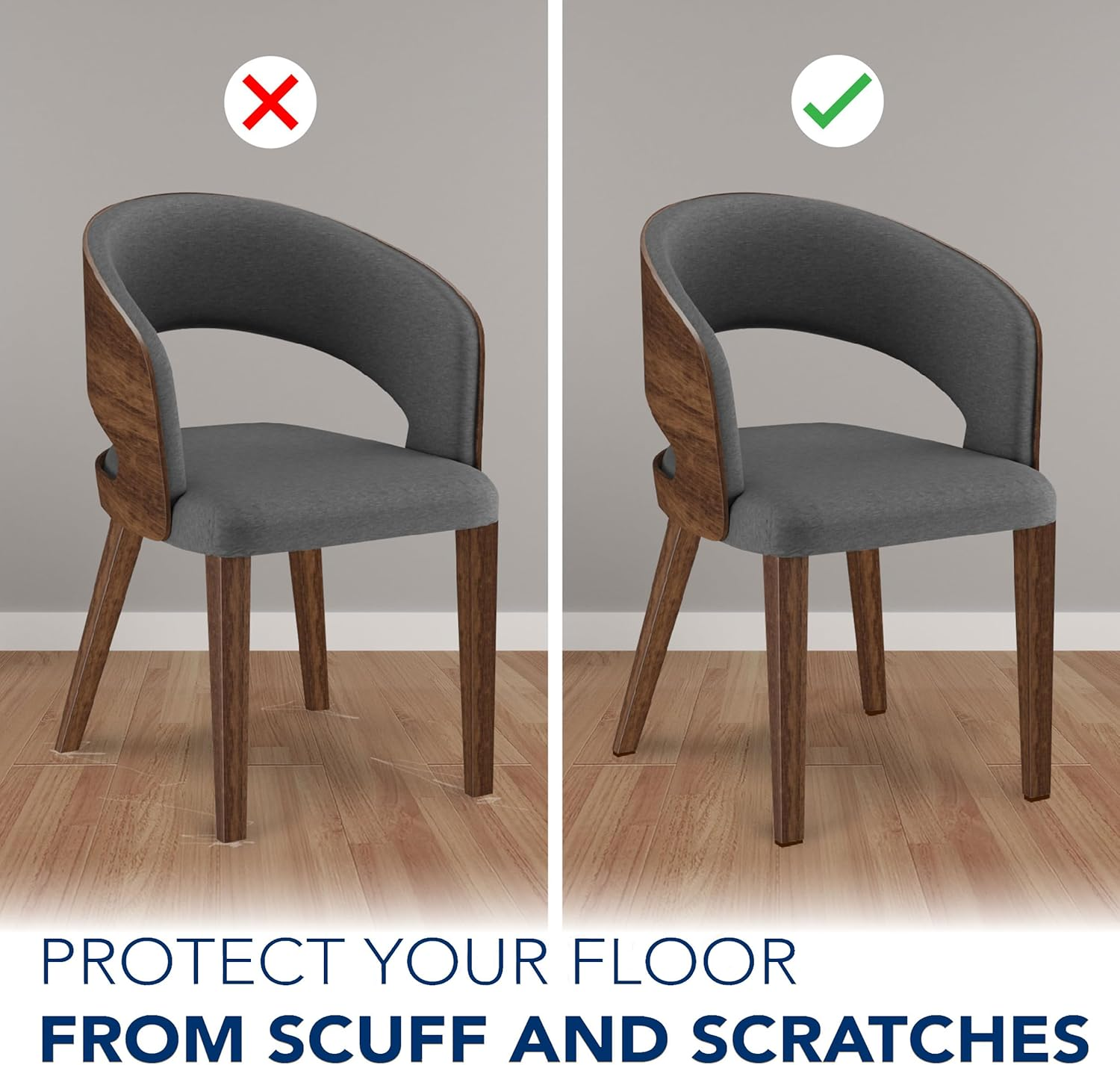 Serenelife Scotch Felt Pads 133 PCS Beige, Felt Furniture Pads for Protecting Hardwood Floors, Round, Assorted Sizes Value Pack, Self-Stick Design, Protecting from Nicks,Dents and Scratches (SP845-NA) image number 5