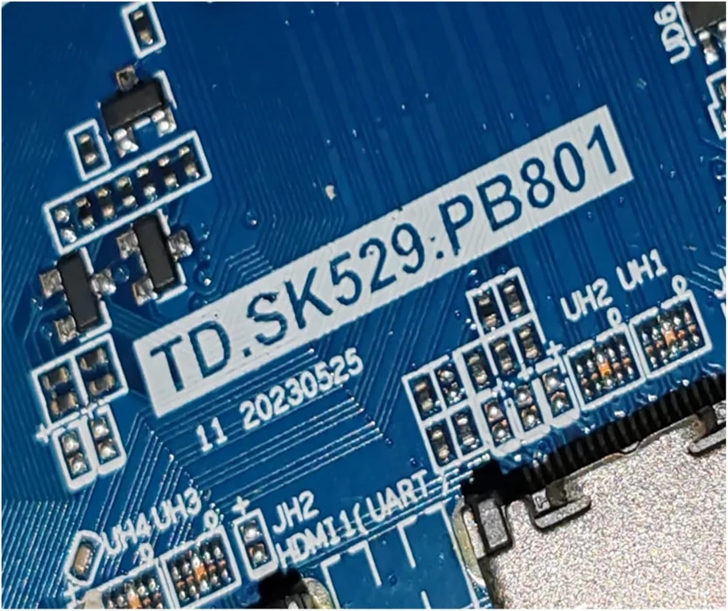 TD.SK529.PB801 Three in One Wifi Network Android TV Motherboard Physical Photo, Tested for 30-110V 1G+8G Android 14 45W 590Ma image number 2