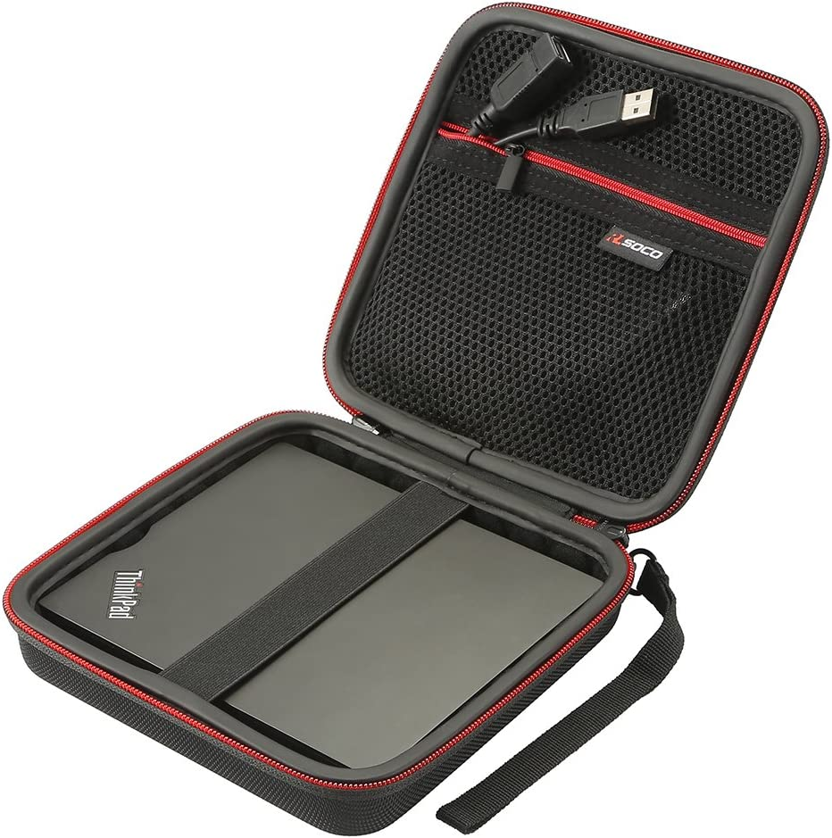 RLSOCO External USB CD/DVD Drive Burner Writer Player Case for Verbatim 43888/Dell DW316,LG Gp60Nb50/Electronics 8X,Hitachi LG GP96Y/GP60,ASUS Zendrive V1M,Verbatim,Buffalo DVSM-PLV8U2-BK (Case Only)