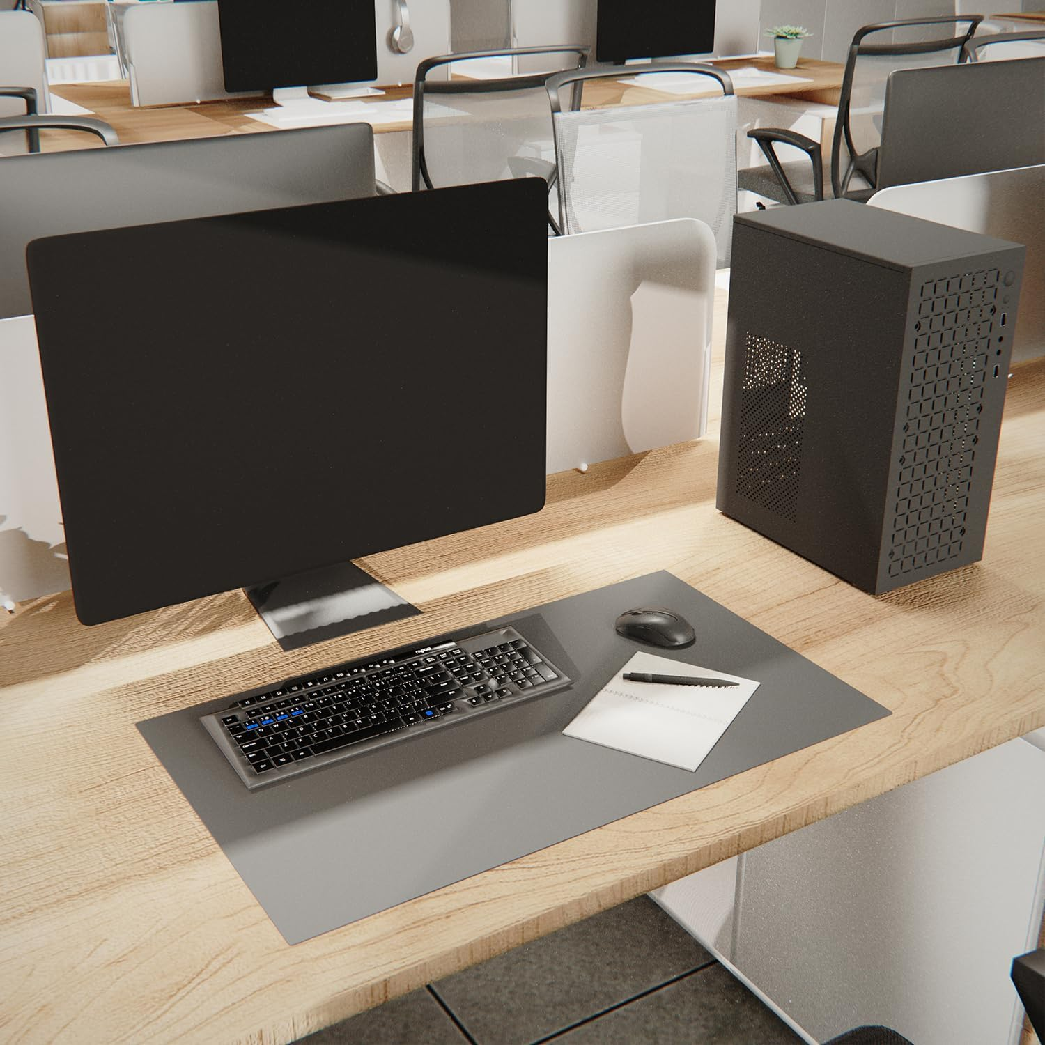 TGDGAMER Matx Case,Itx Case,High Airflow Micro ATX PC Case, Support MATX, Mini-Itx, Micro ATX Case Slim with Usb2.0X2 I/O Port, Black without Fans, H6-3000 AIRFLOW-B - White image number 5