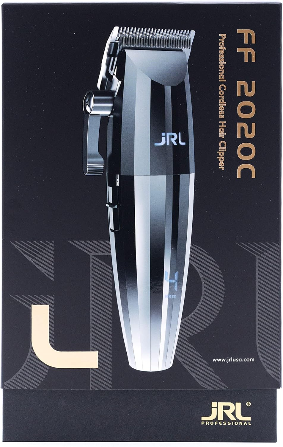 Amazon Series JRL Fresh Fade 2020C Clipper - Professional Hair Clippers W/Cool Blade Technology for Men'S Grooming - Rechargeable Clippers W/Lcd Display and Corrosion Proof (Silver) image number 4