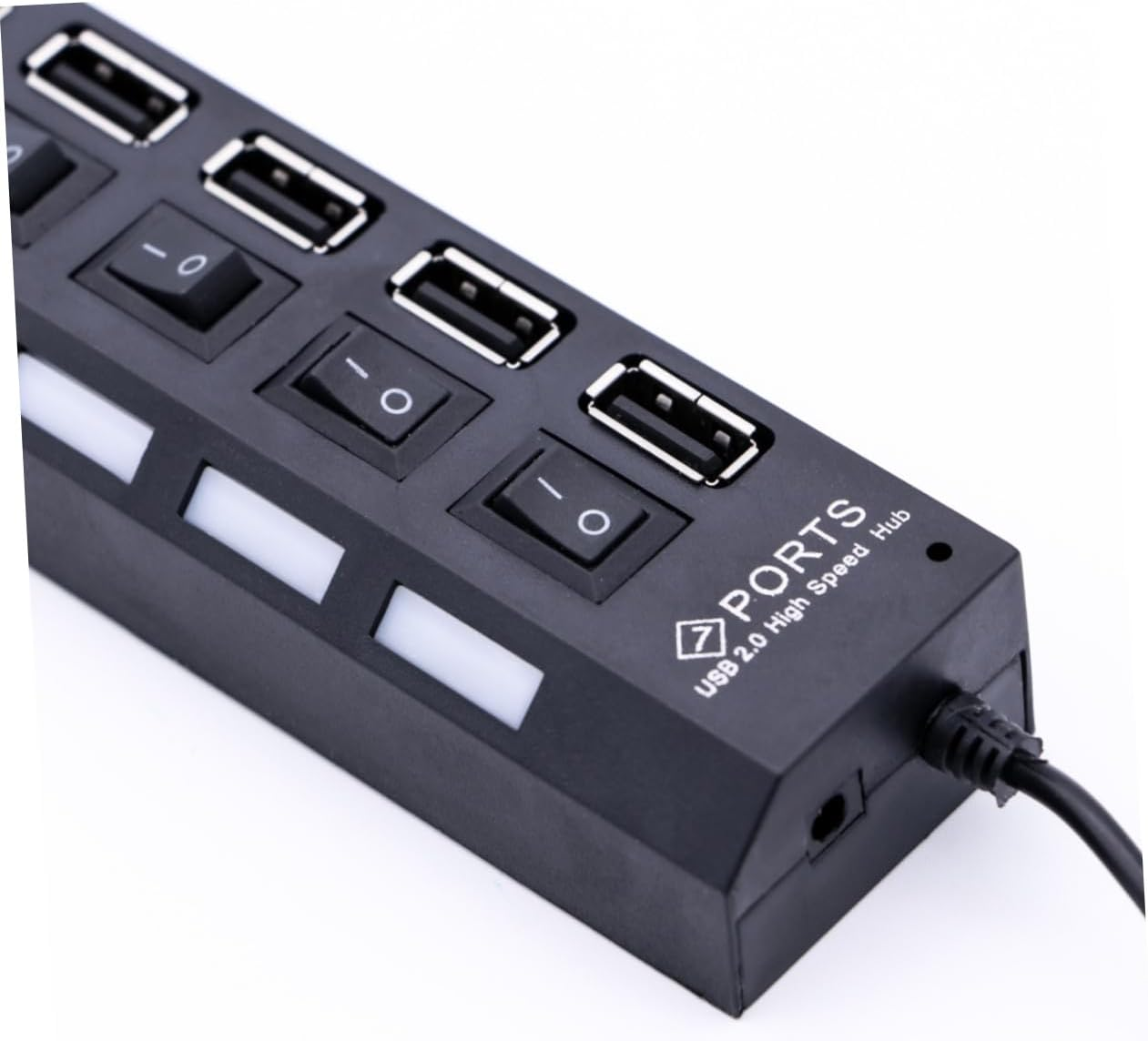 7 Individual Hub Practical USB Splitter Four-Port USB High Splitter Plug Laptop USB HUB Daily Use USB HUB USB Hubs Slim Laptop USB Hub for Laptop Socket Portable
