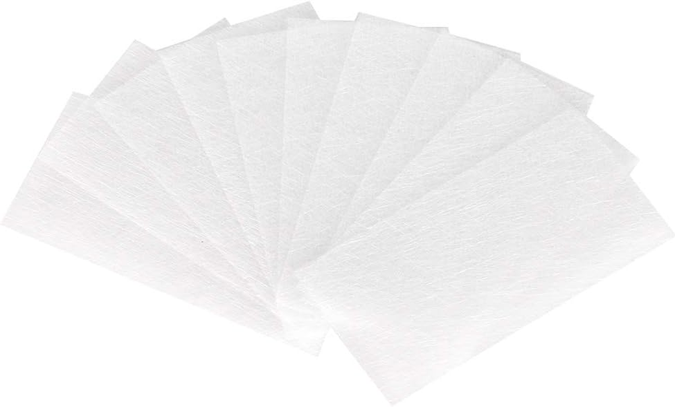 Fiberglass Nail Extension, 10Pcs Fast Extension Fiberglass Modeling Manicure Tool for Silk Fiberglass Nail Care Nonwoven Nail Wrap Stickers French Nail Warp image number 2