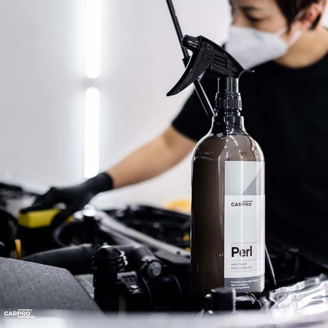 CARPRO PERL Plastic & Rubber Protectant - [Plastic, Engine, Rubber, Leather] - Concentrated Tire Dressing, Water Based UV Protection, Satin Finish - 1 Liter (34Oz) image number 6